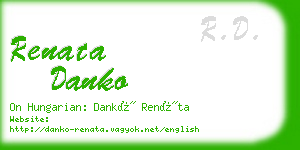 renata danko business card